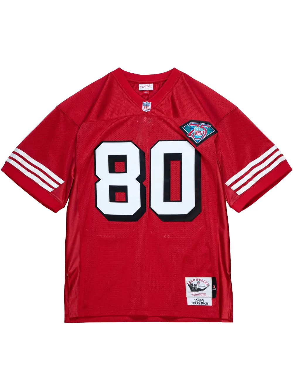 

Топ NFL Dark San Francisco 49ers 1994 Jerry Rice Mitchell & Ness, красный