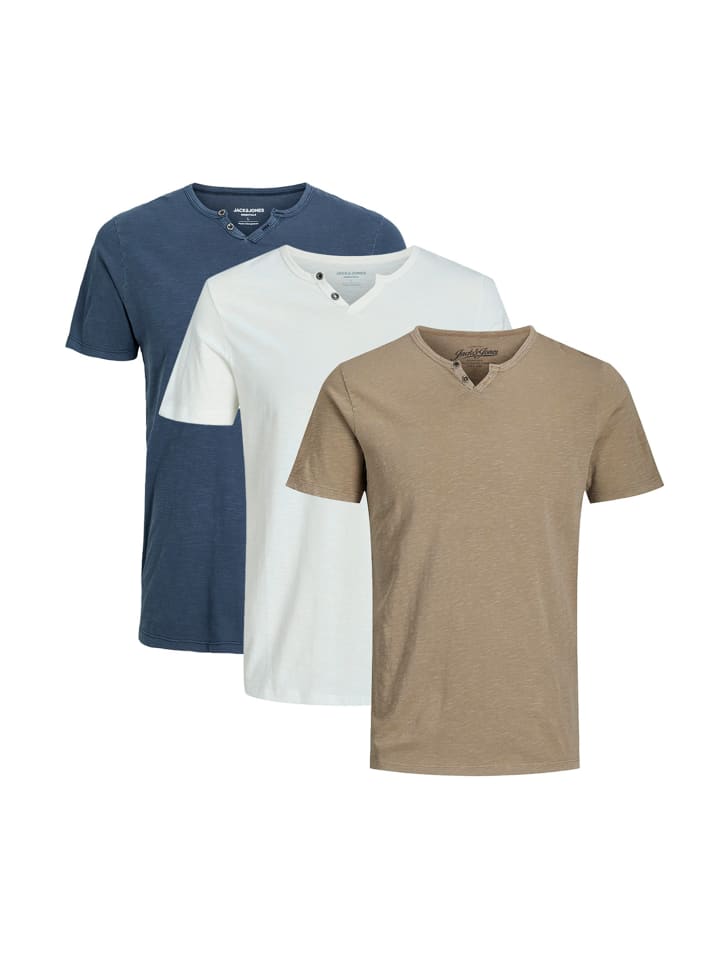 

Футболка Jack & Jones, цвет blau/weiß/beige