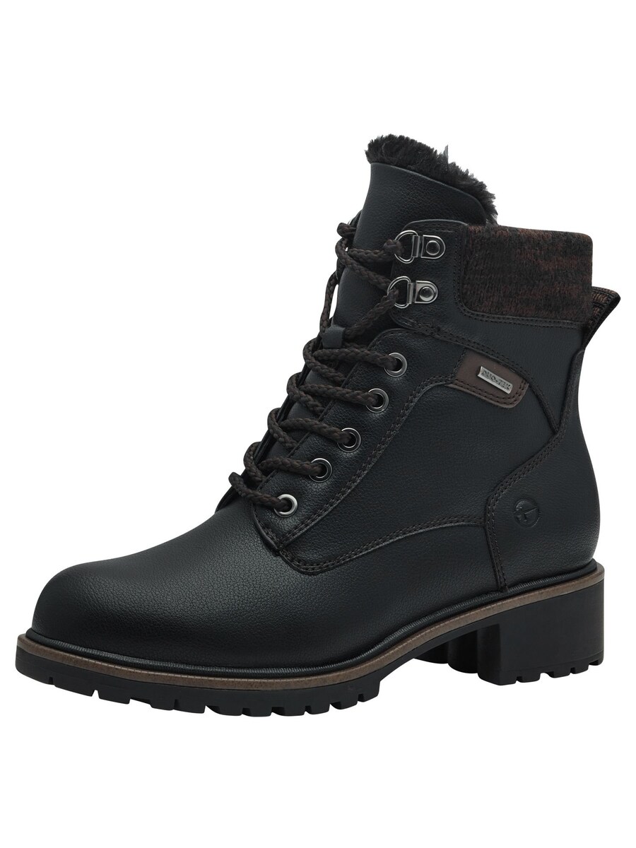 Ботильоны на шнуровке Tamaris Lace-Up Ankle Boots, черный