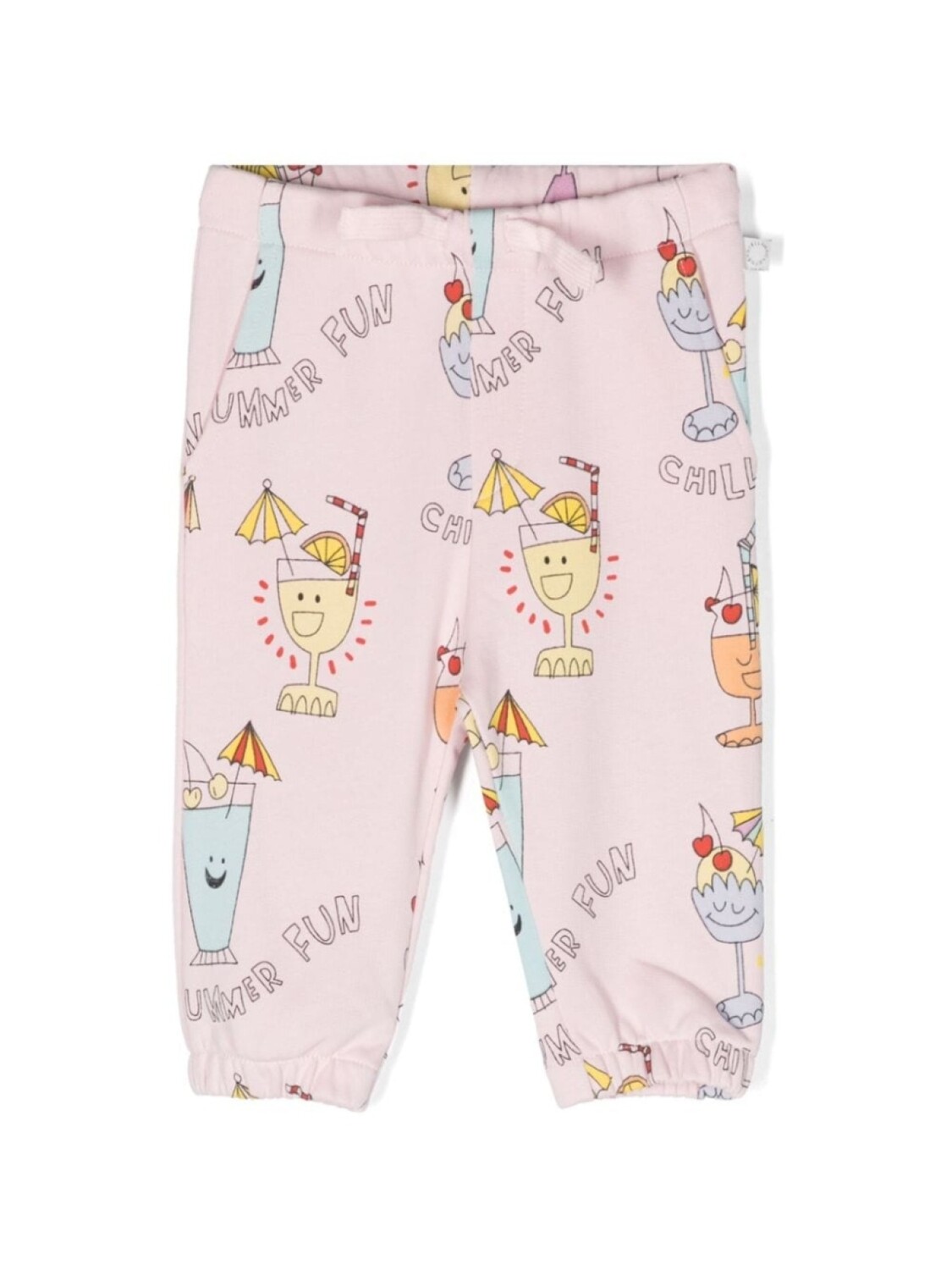 

Stella McCartney Kids спортивные брюки Summer Cocktail, розовый