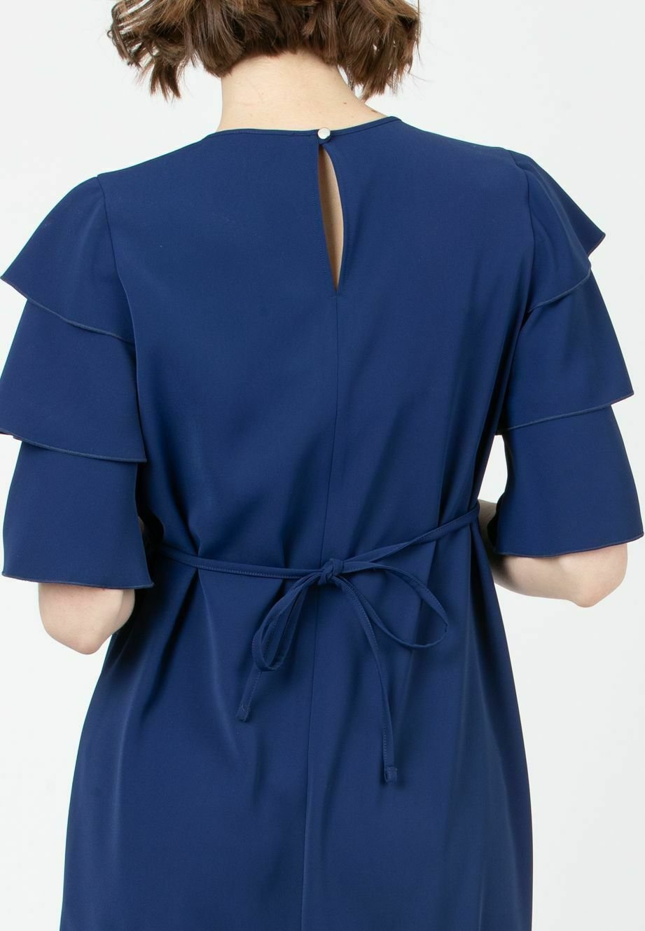 

Повседневное платье CARLOTTA WITH VOULANT SLEEVES Attesa Maternity, синий