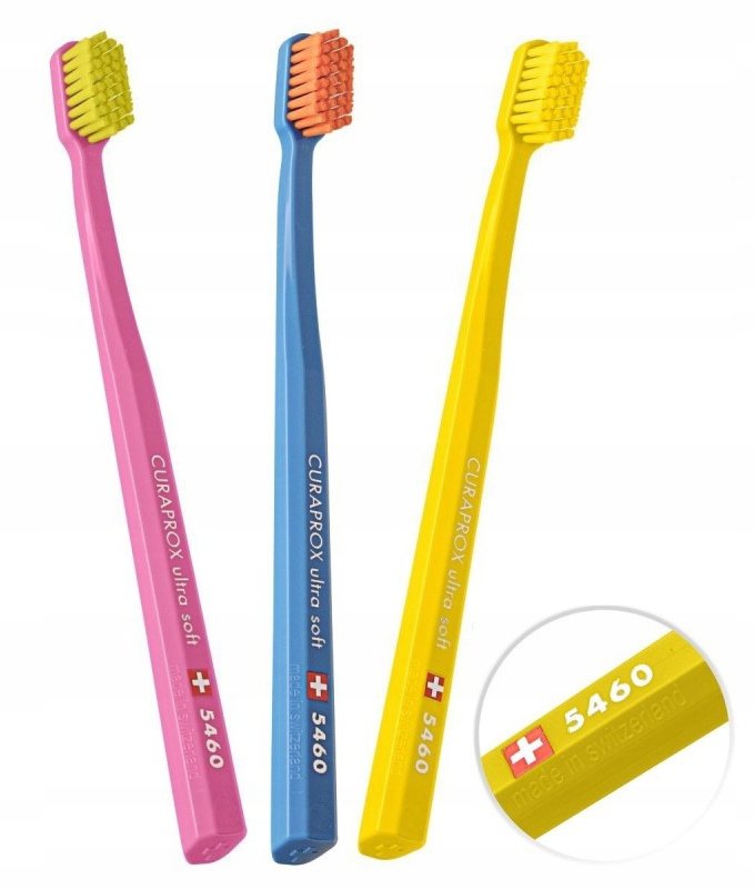 Мягкая зубная щетка CURAPROX CS 5460 Ultra Soft Eco Pack 3 шт. — фото 2