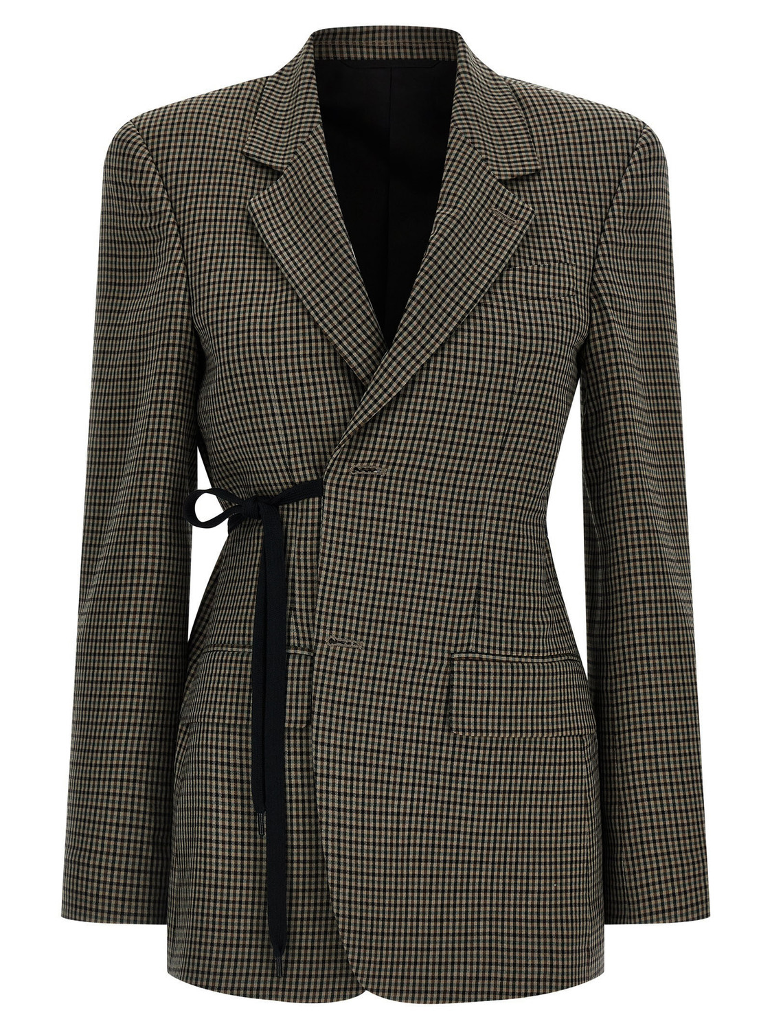 Жакет «Wrap Tailored» BALENCIAGA, коричневый