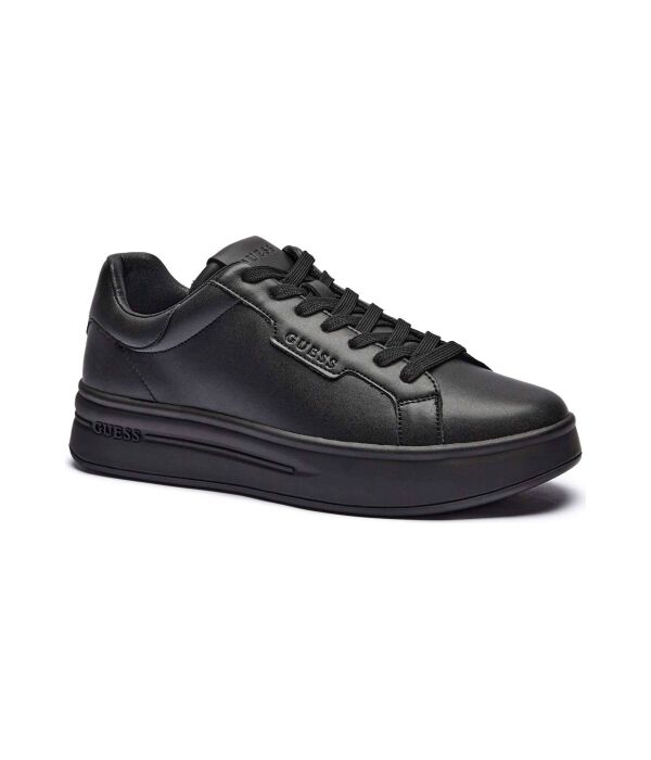 

Кроссовки кожаные Guess Winno, черный