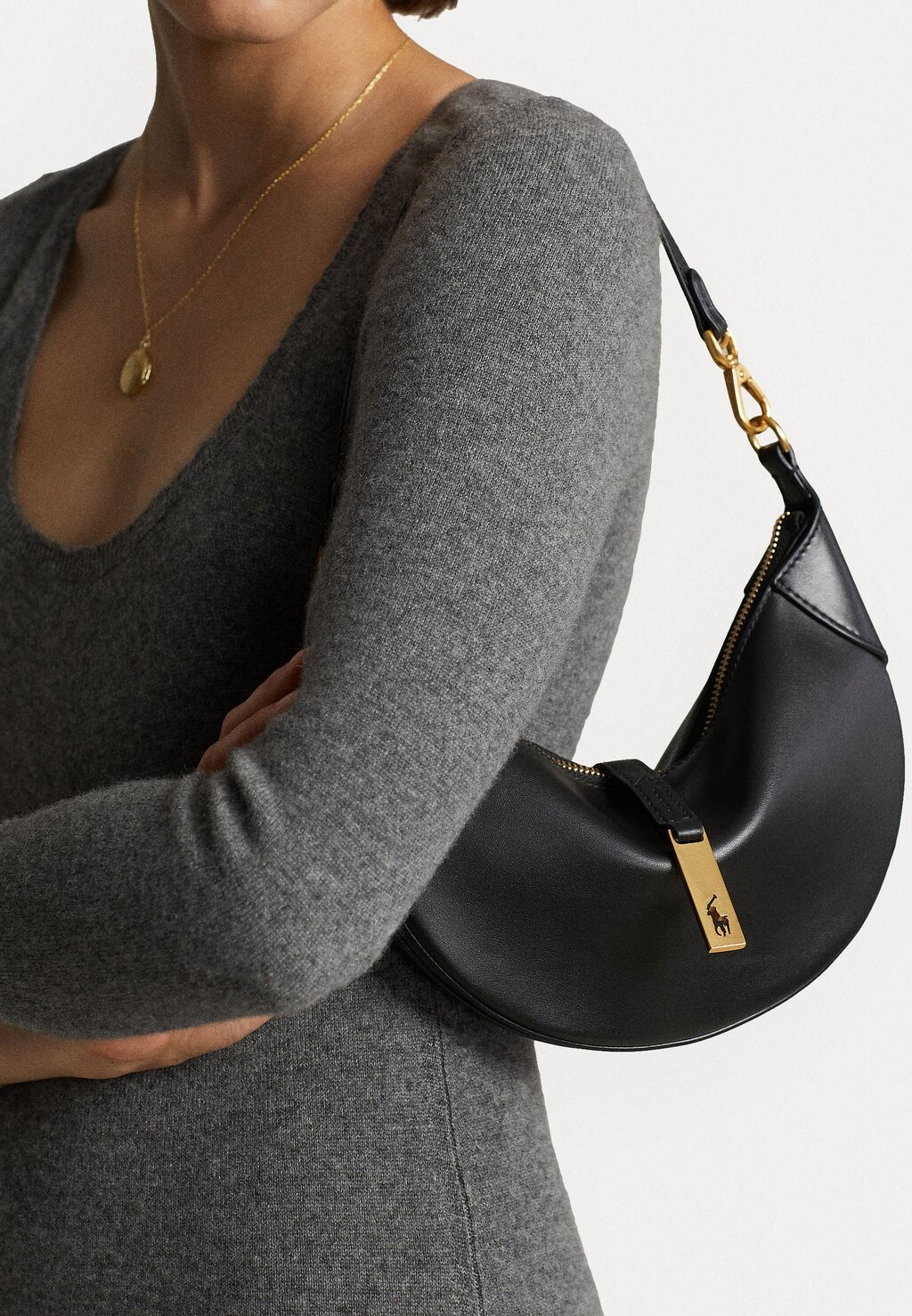 

Сумочка Shoulder Bag Small Polo Ralph Lauren, черный