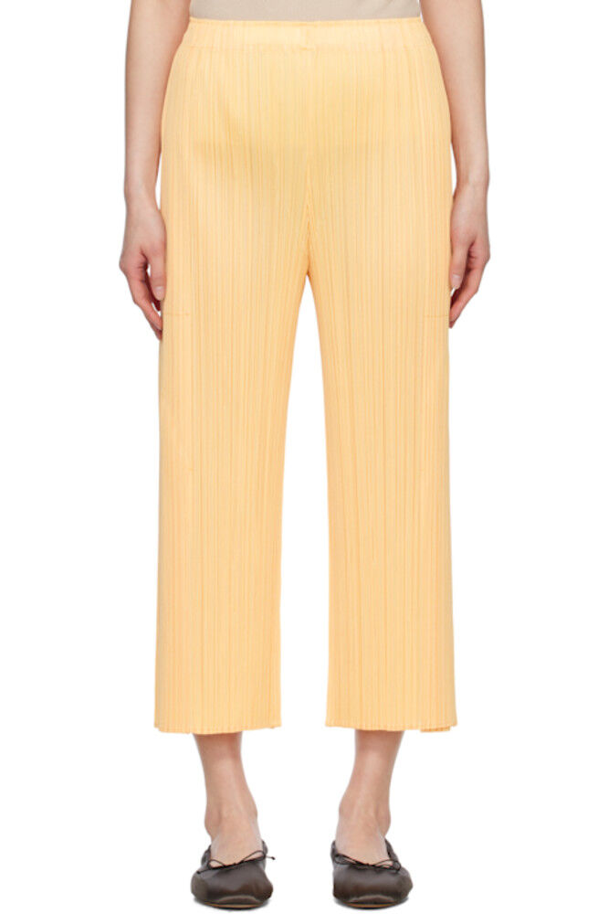 

Желтые брюки Monthly Colors March PLEATS PLEASE ISSEY MIYAKE