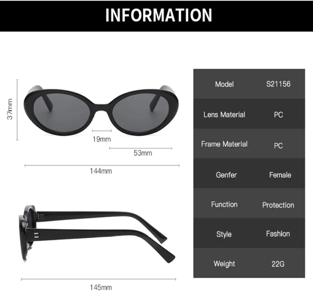 

Женские ретро-солнцезащитные очки LVTFCO овальной формы, черные, маленькая оправа, модные солнцезащитные очки для женщин, защита от ультрафиолета UV400, Brown