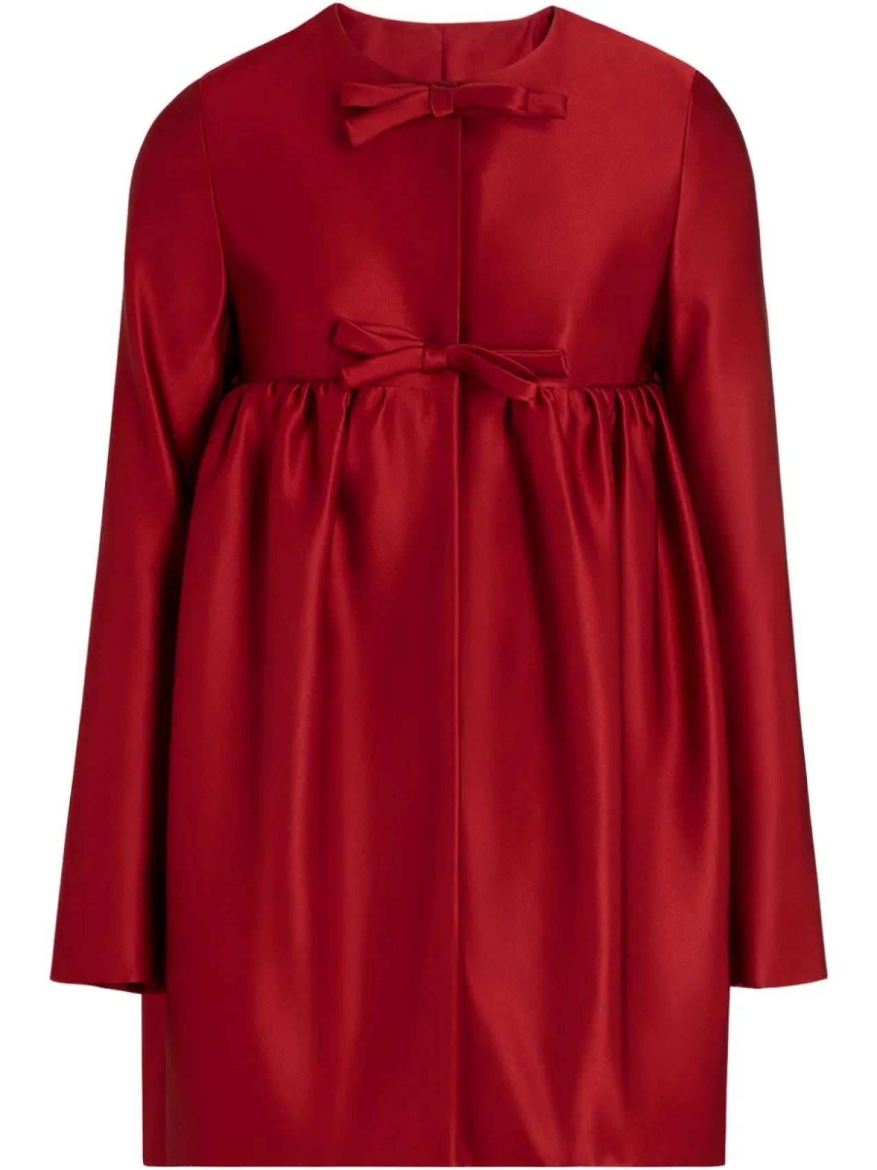 

Платье мини с бантом Giambattista Valli, красный