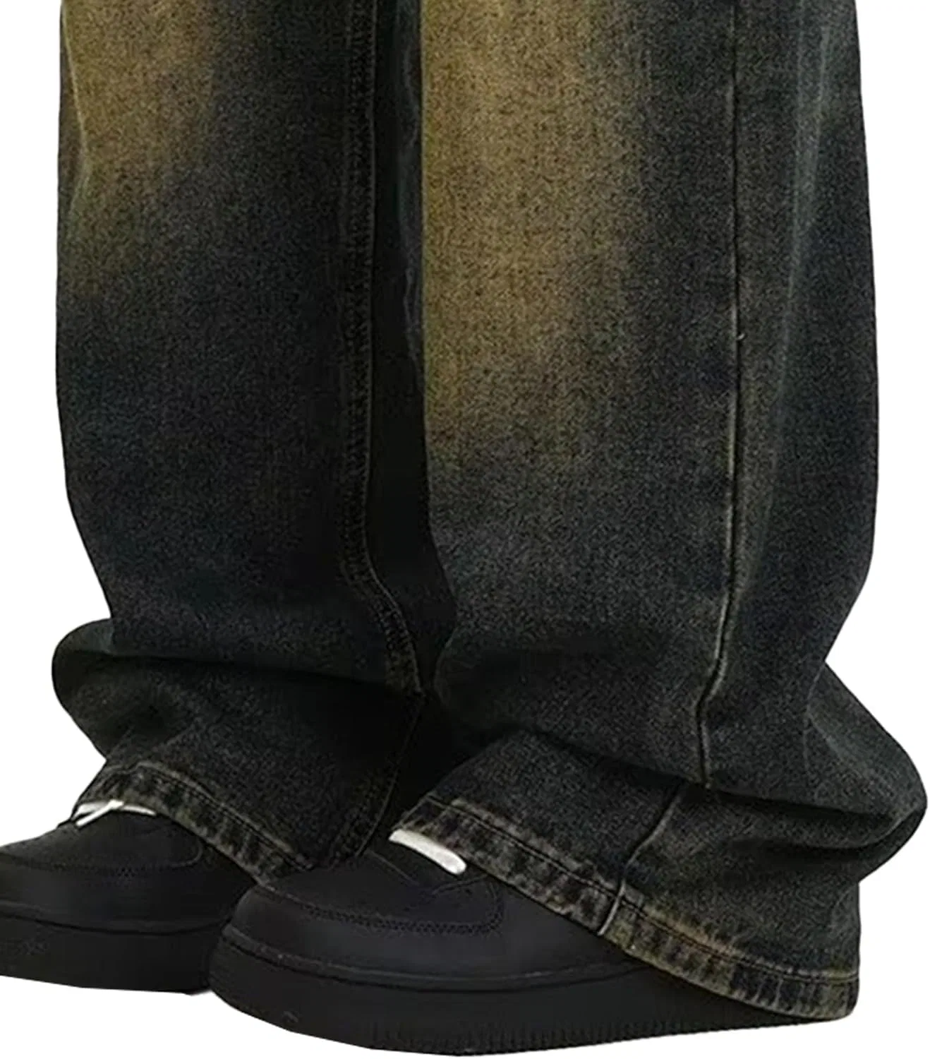 Джинсы свободные Men's Baggy Hip Hop Jeans, Blue B — фото 4