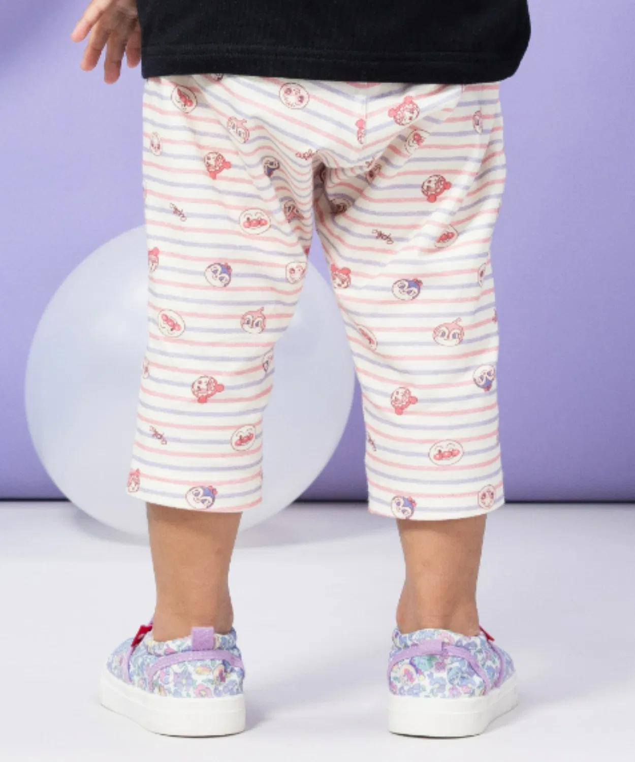 Леггинсы с принтом Anpanman Kids Collection 7/8 розовые — фото 3
