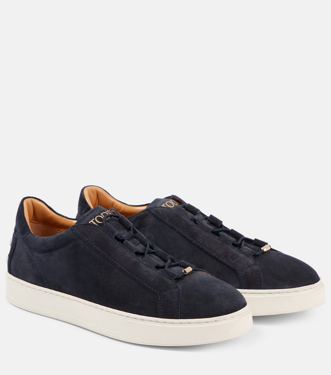 Замшевые кроссовки Tod's, Blu