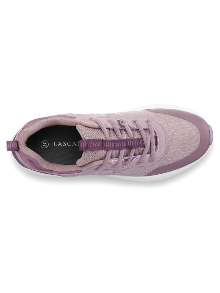 Кроссовки на шнуровке LASCANA Sneaker, фиолетовый — фото 3