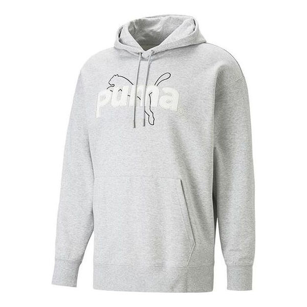 

Толстовка team graphic hoodie 'grey' Puma, серый