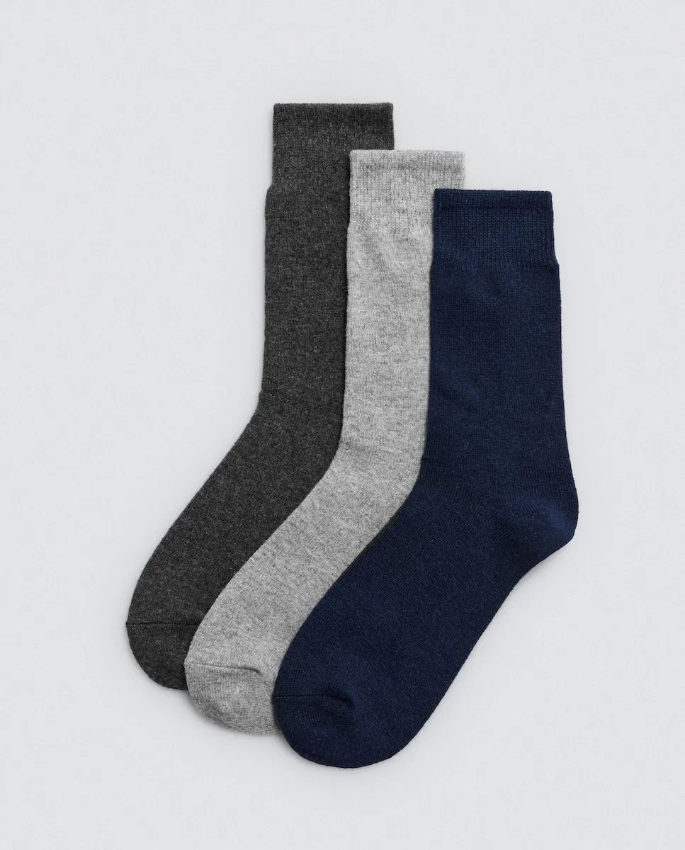 

Женские носки из шерсти, набор из 3 шт Ysabel Mora, мультиколор