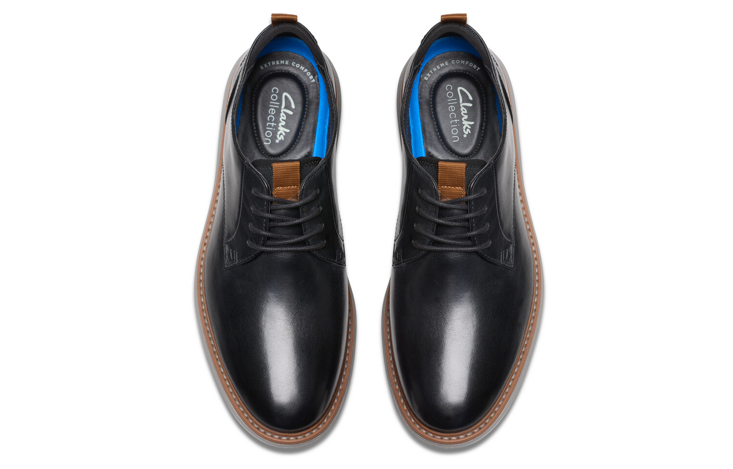 Мужские туфли Clarks Men's Casual Shoes Men Low-Top Black — фото 3