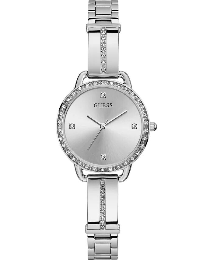 

Женские часы с полубраслетом из нержавеющей стали, 30 мм GUESS