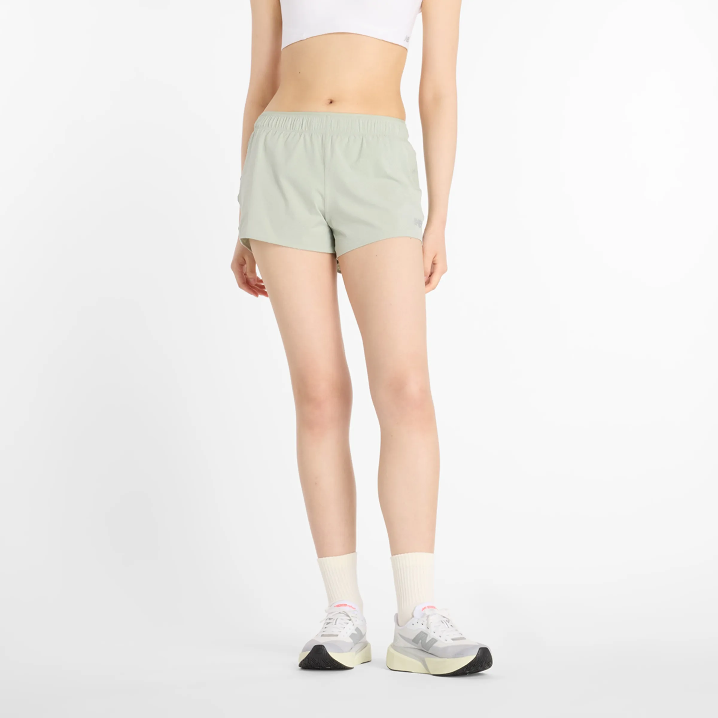 

Шорты женские WS41286GAS New Balance, зеленый