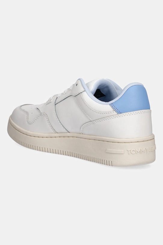 Кожаные кроссовки TJW Retro Basket Ess Tommy Jeans, белый — фото 3