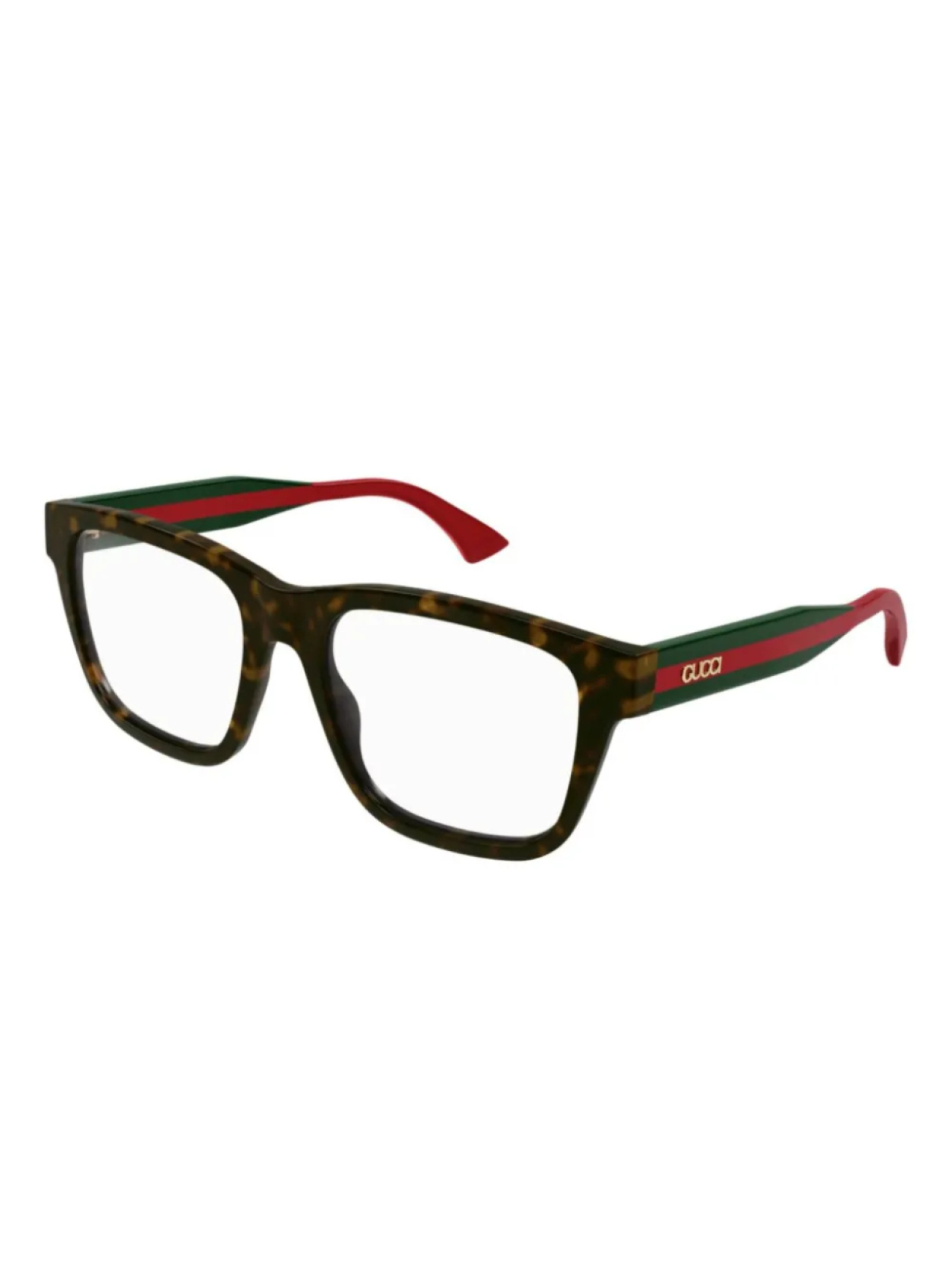 Солнцезащитные очки Gucci Eyewear в квадратной оправе, коричневый — фото 2