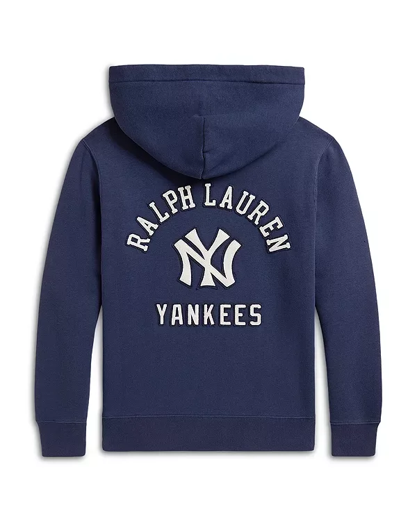 Флисовая толстовка Yankees - для детей постарше Ralph Lauren, Blue — фото 2