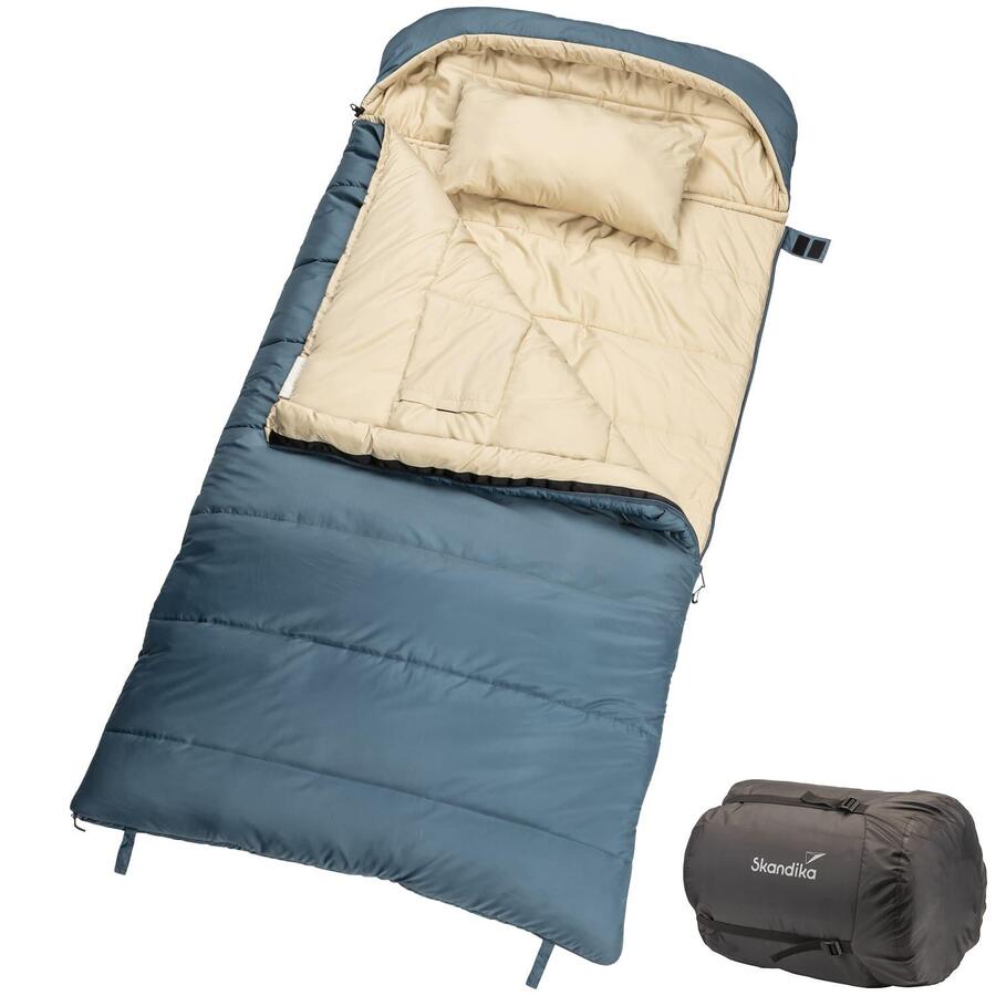 

SKANDIKA Спальный мешок для взрослых - Oppdal 190 - 3 сезона - 190 г — 90 см