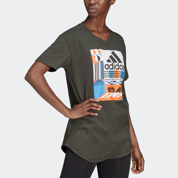 Футболка женская Land Brown Adidas — фото 3