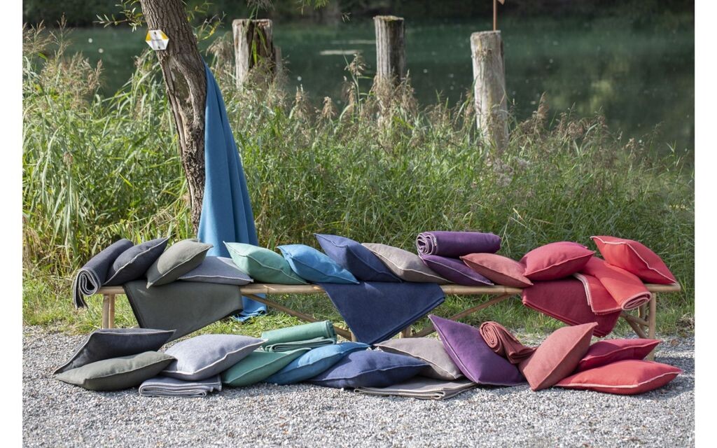 

Хлопковое одеяло David Fussenegger Sylt Uni 140x200 см цемент, серый