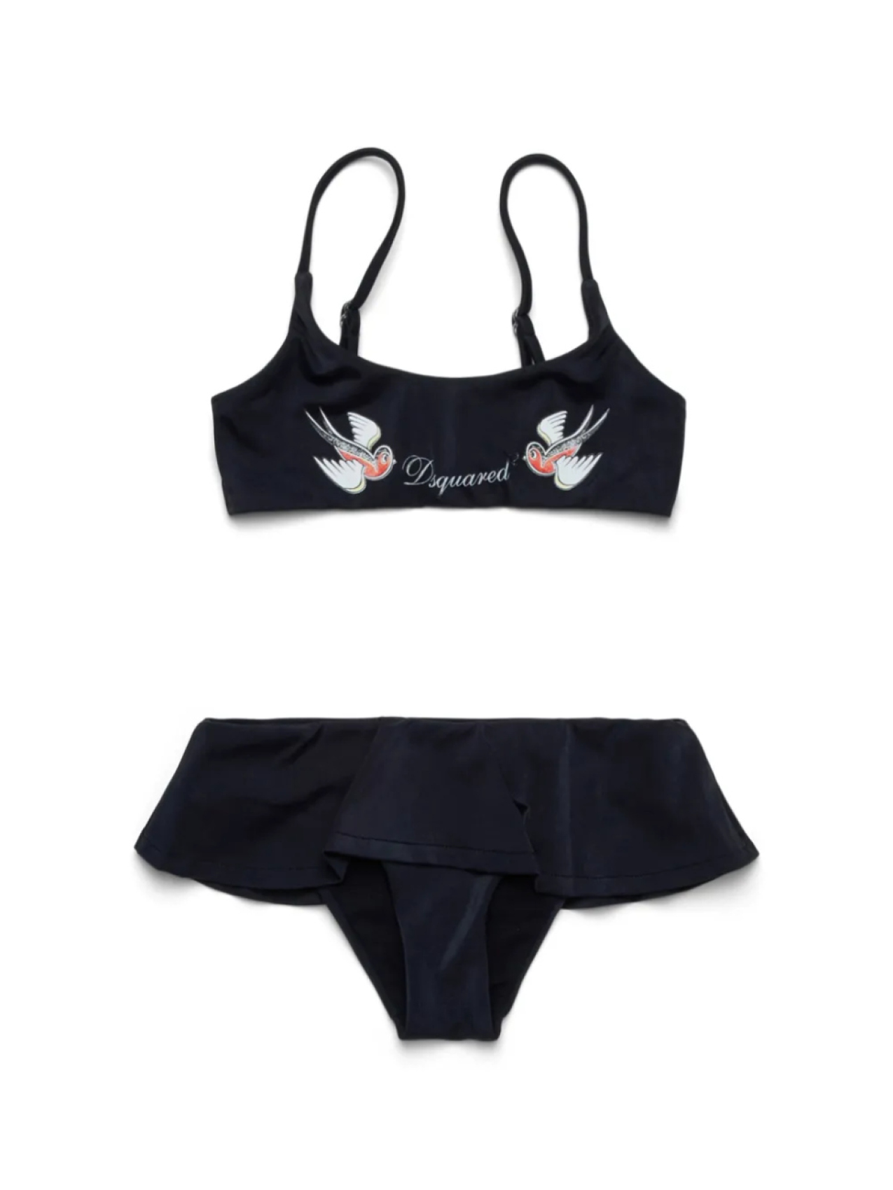 

DSQUARED2 KIDS бикини с логотипом, черный
