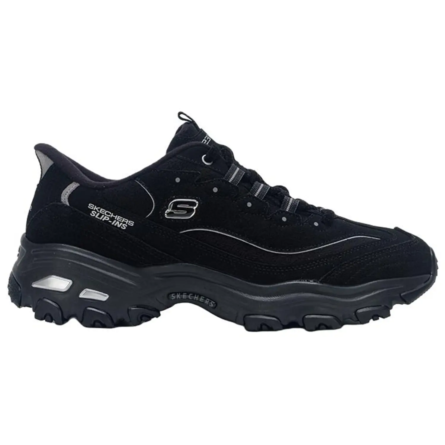 Skechers D'lites низкие массивные кроссовки мужские black — фото 4