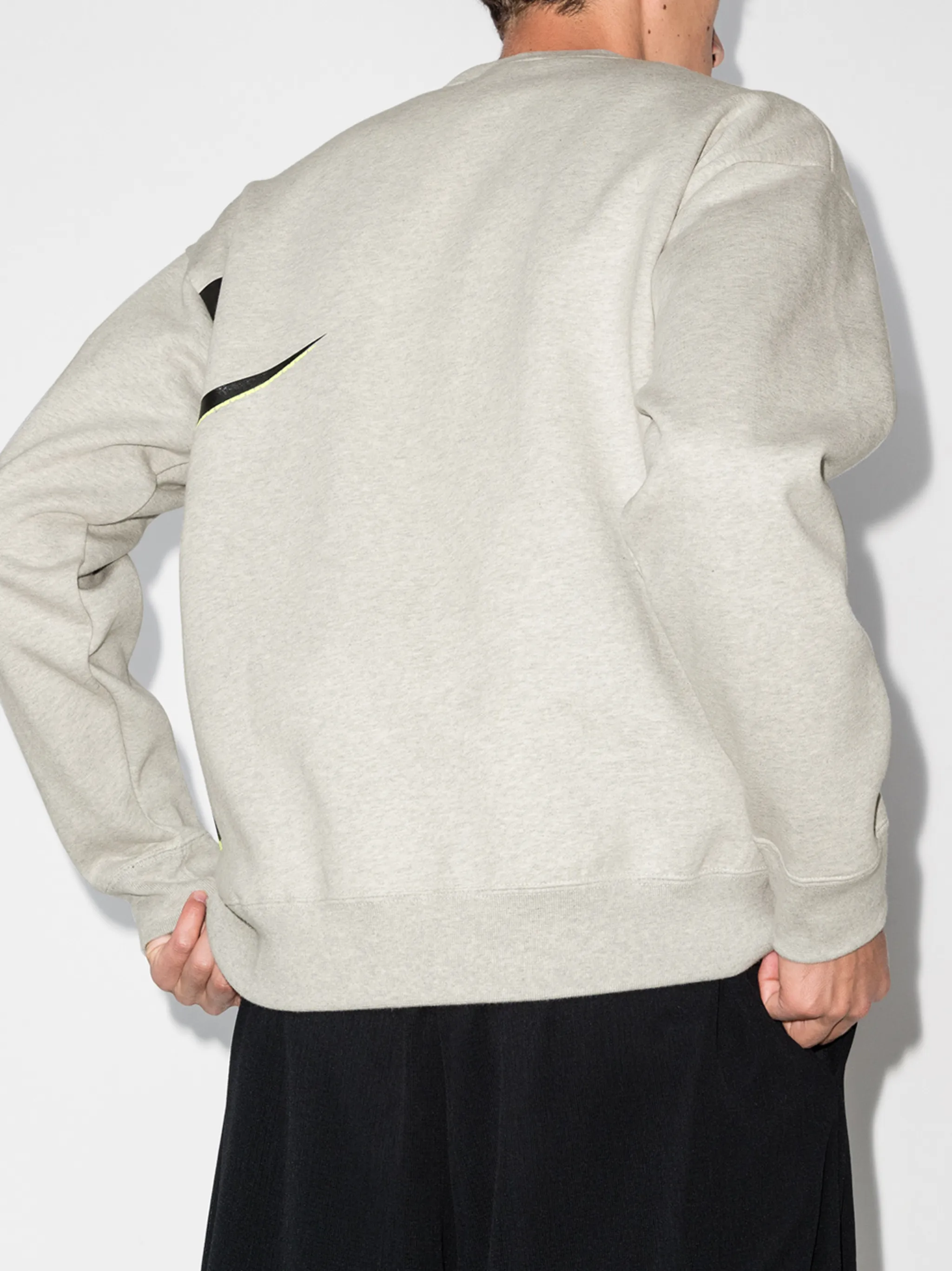 Толстовка NRG AM из коллаборации с Kim Jones Nike, серый — фото 3