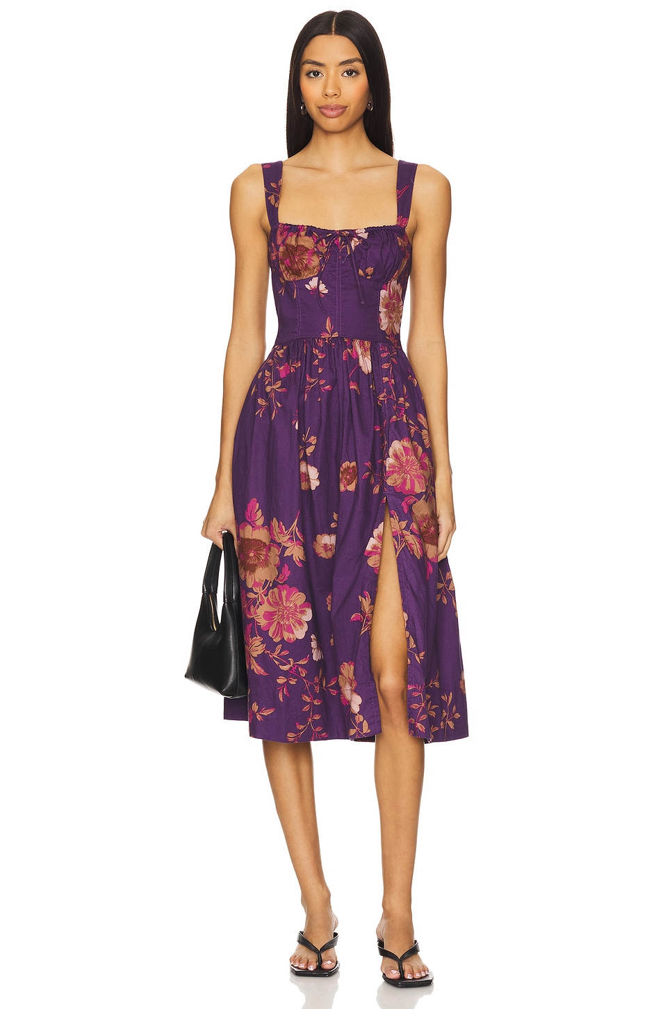 

Детское платье-миди laters Free People, фиолетовый