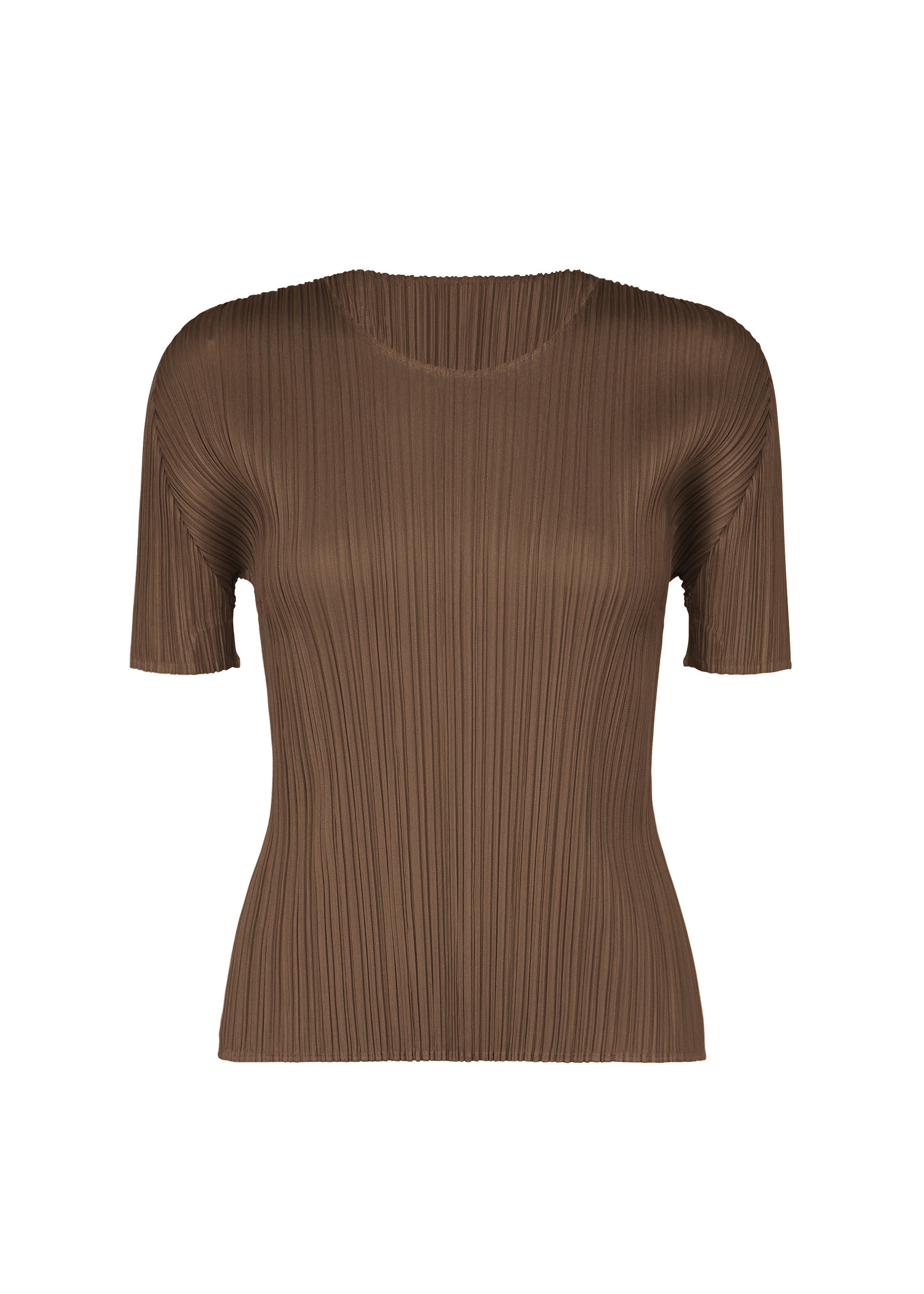 

Топ new colorful basics 4 Pleats Please Issey Miyake, коричневый