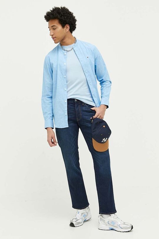 

Джинсы Athletic Straight Abercrombie & Fitch, темно-синий