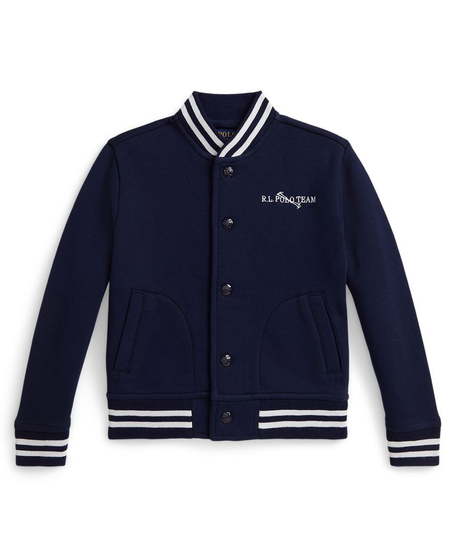 

Бейсбольная куртка Triple-Pony из флиса для мальчиков 2-7 лет Polo Ralph Lauren, Newport Navy