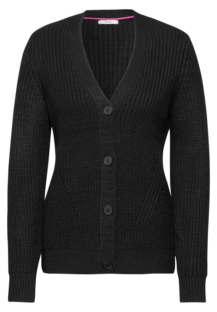

Вязаный кардиган CECIL Knit Cardigan, черный