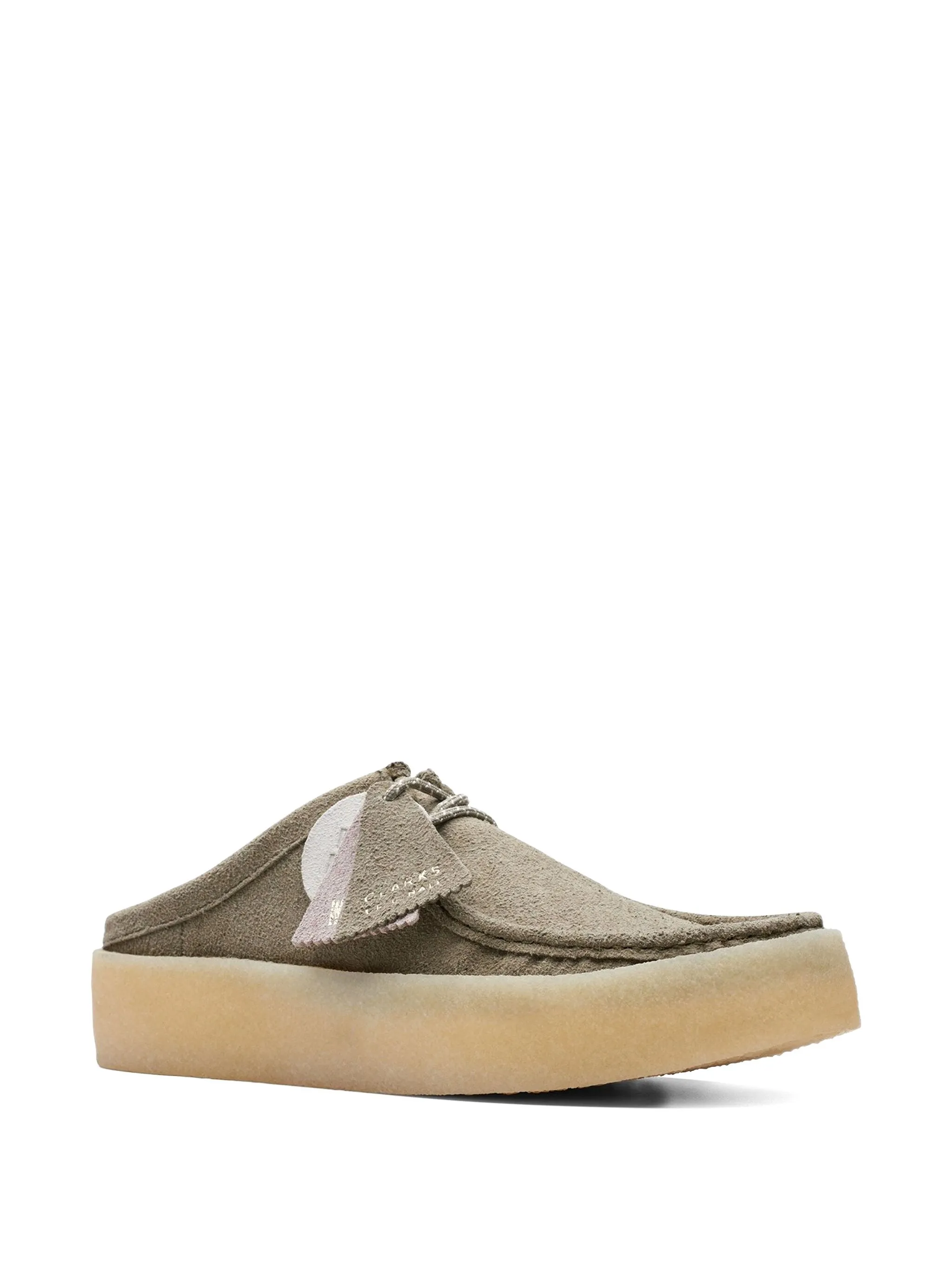 Дерби Wallabee Cup Clarks, зеленый — фото 2
