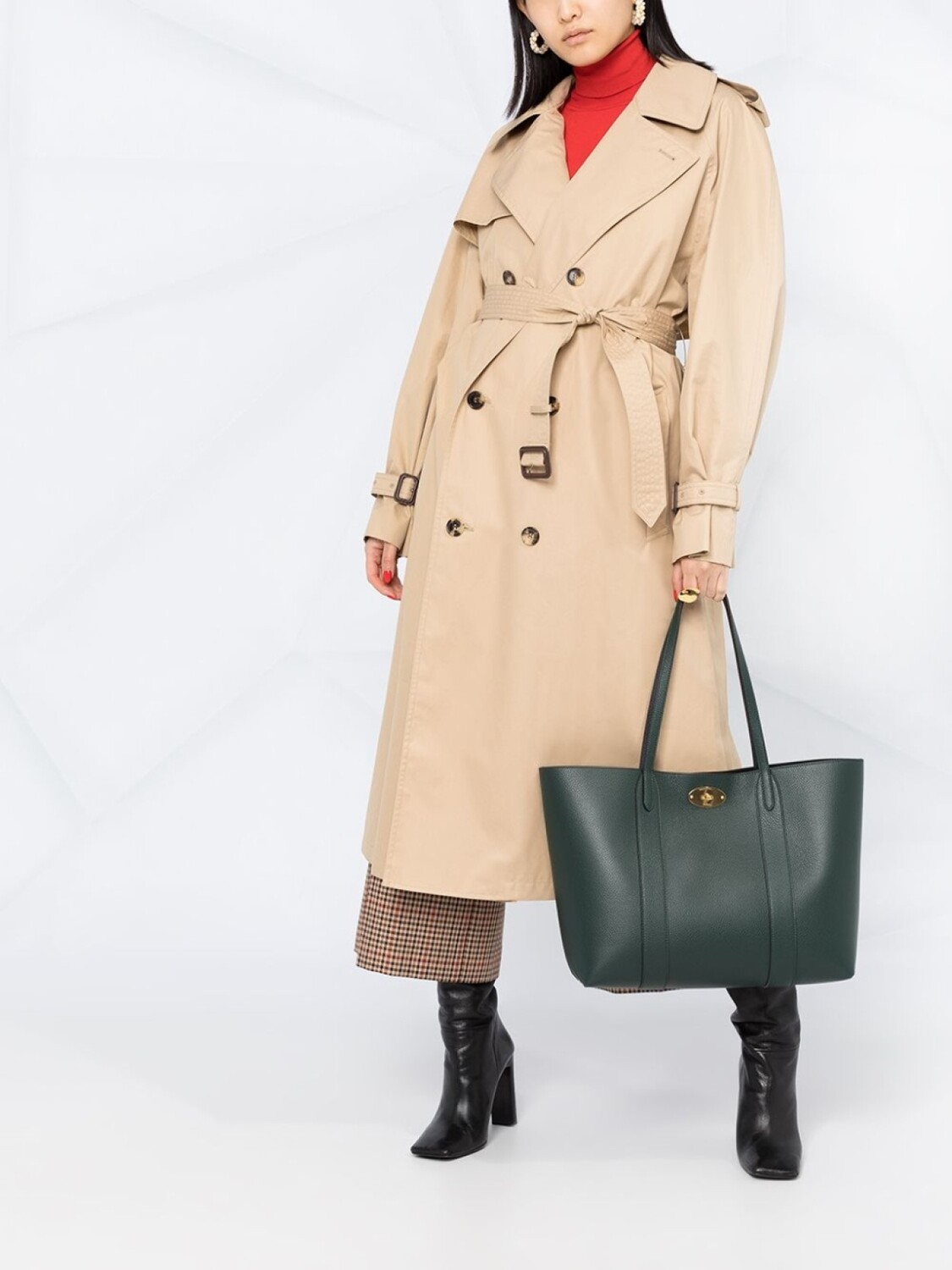 

Маленькая сумка-тоут Bayswater Mulberry, зеленый