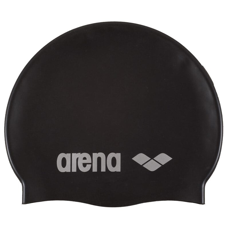 

Шапочка для плавания классическая, силикон Arena, черный