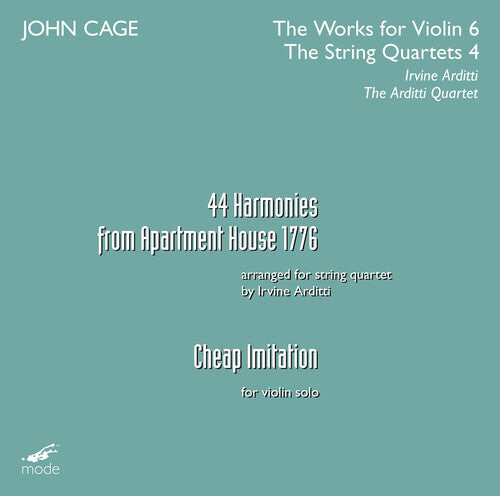 

CD диск Cage / Arditti / Arditti Quartet: Cheap Imitation / Harmonies Apartment House 1776