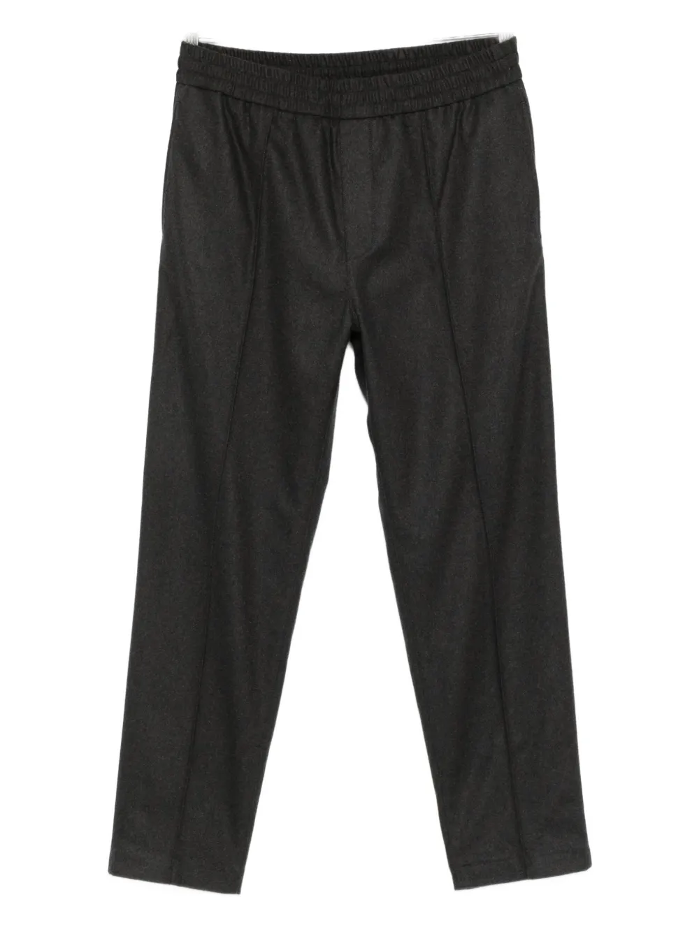 

Шерстяные брюки прямого кроя A.P.C., коричневый