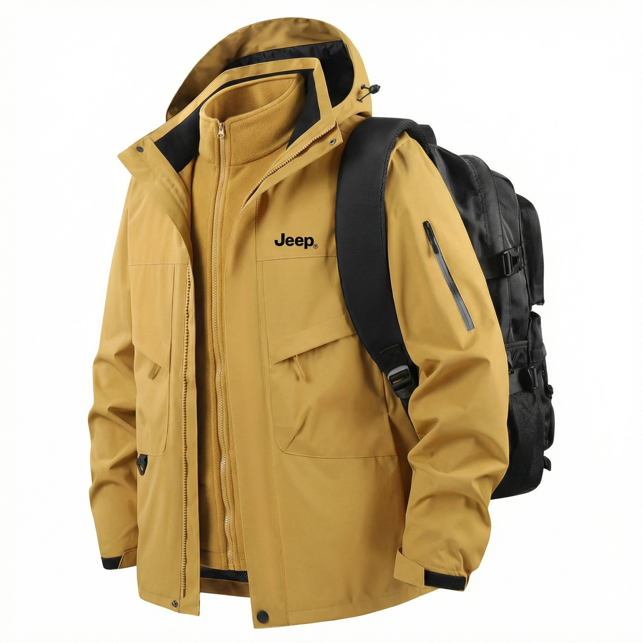 

Куртка Leisure Collection Unisex Jeep, amber золото (3-in-1 polar fleece)