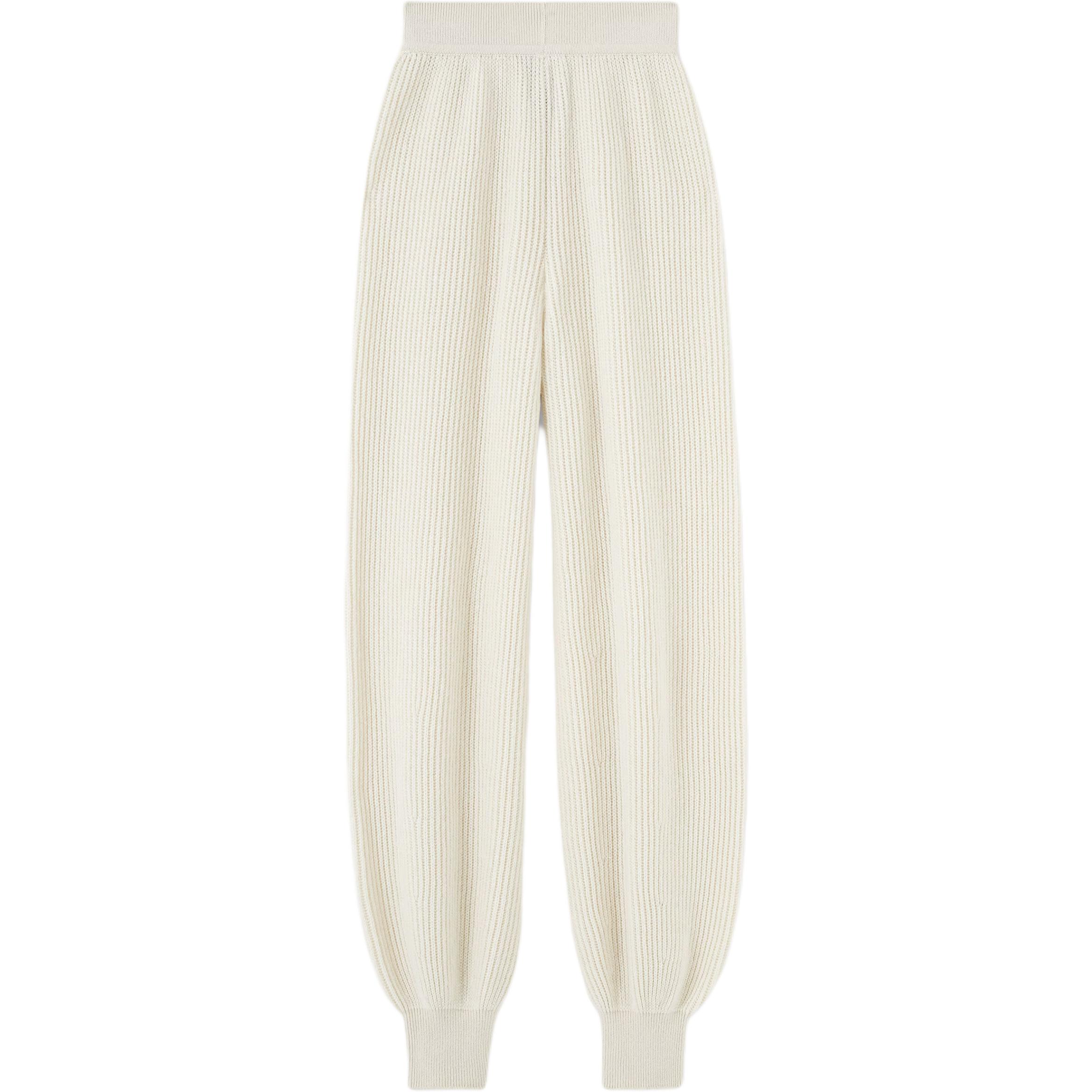 

SS26 Вязаные спортивные брюки Women's Loro Piana, snow