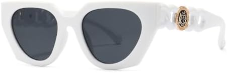 

Винтажные квадратные солнцезащитные очки для женщин 2027 года, модные, для путешествий, в стиле хип-хоп, солнцезащитные очки для мужчин и женщин с защитой от УФ-излучения UV400 MTZJH, D7