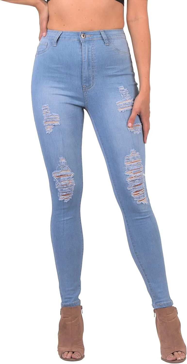 

LOVER BRAND FASHION Высокие джинсы Stretch цветные для женщин Petite-Plus Size (1XL-4XL)