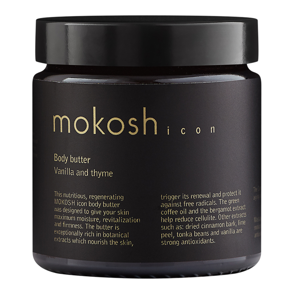 

Масло для тела с ванилью и тимьяном body butter icon vanilla & thyme Mokosh, 120 мл