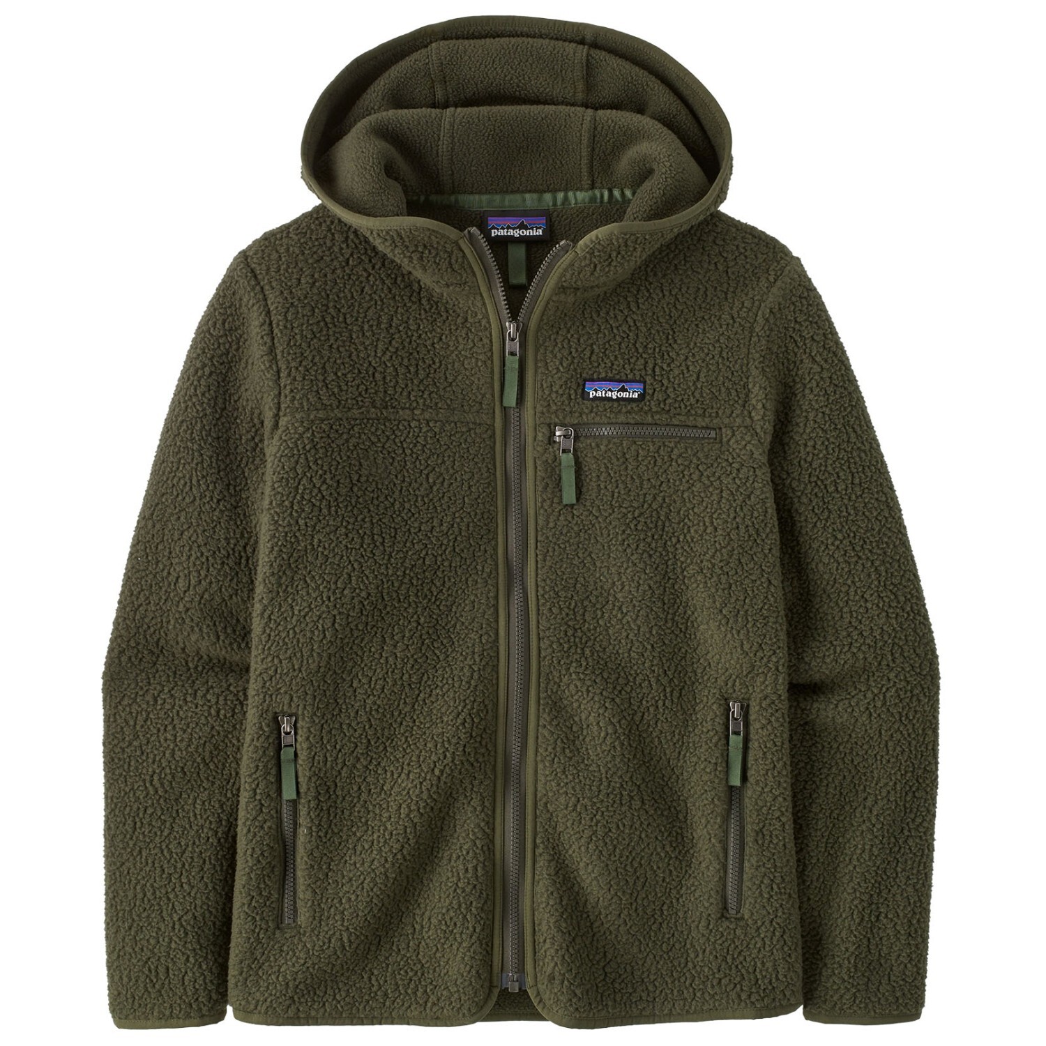 

Флисовая куртка Patagonia Retro Pile Hoody, цвет Pine Needle Green