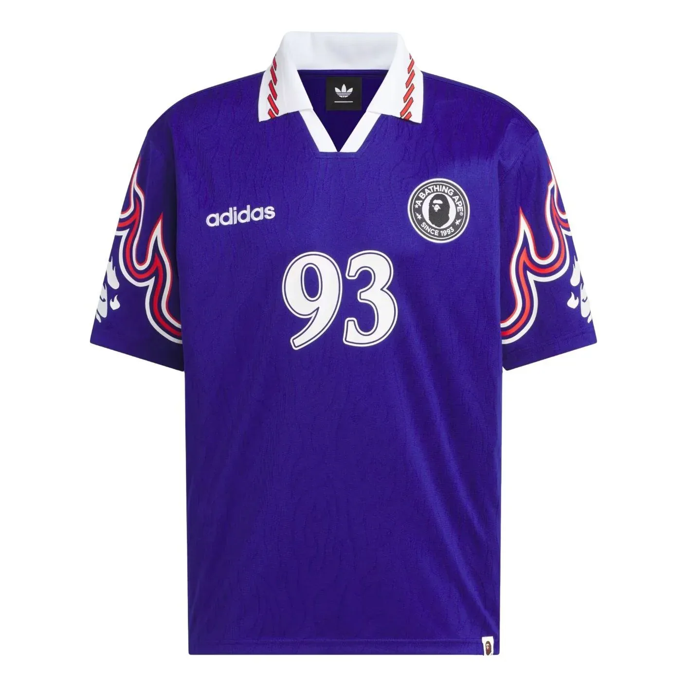 Футболка Adidas x Bape SSL Flame 'Japan Blue'