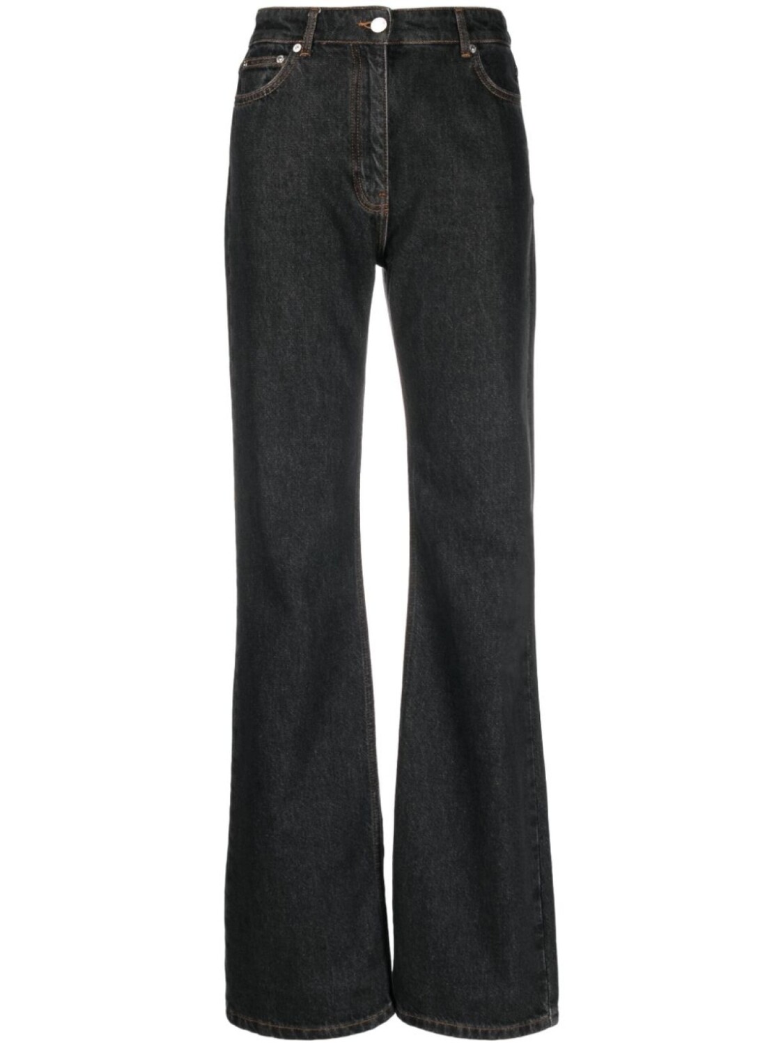 

MOSCHINO JEANS широкие джинсы средней посадки, черный