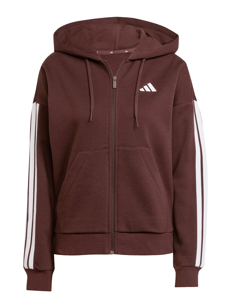 

Спортивная толстовка с капюшоном на молнии ADIDAS SPORTSWEAR Essentials, Chocolate