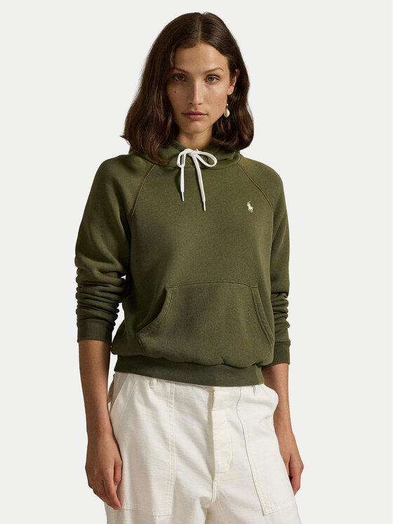 

Свободный крой толстовки 211943007014 Polo Ralph Lauren, зеленый